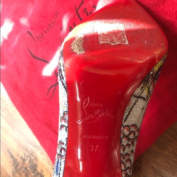 Louboutin Pallette 100mm Heels - Picture 3 of 4